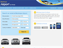 Tablet Screenshot of martiniqueairportcarrental.com